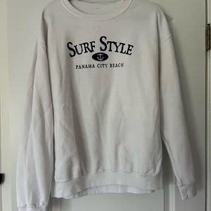 Surf style sweatshirt